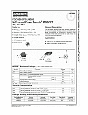 DataSheet FDD8580 pdf